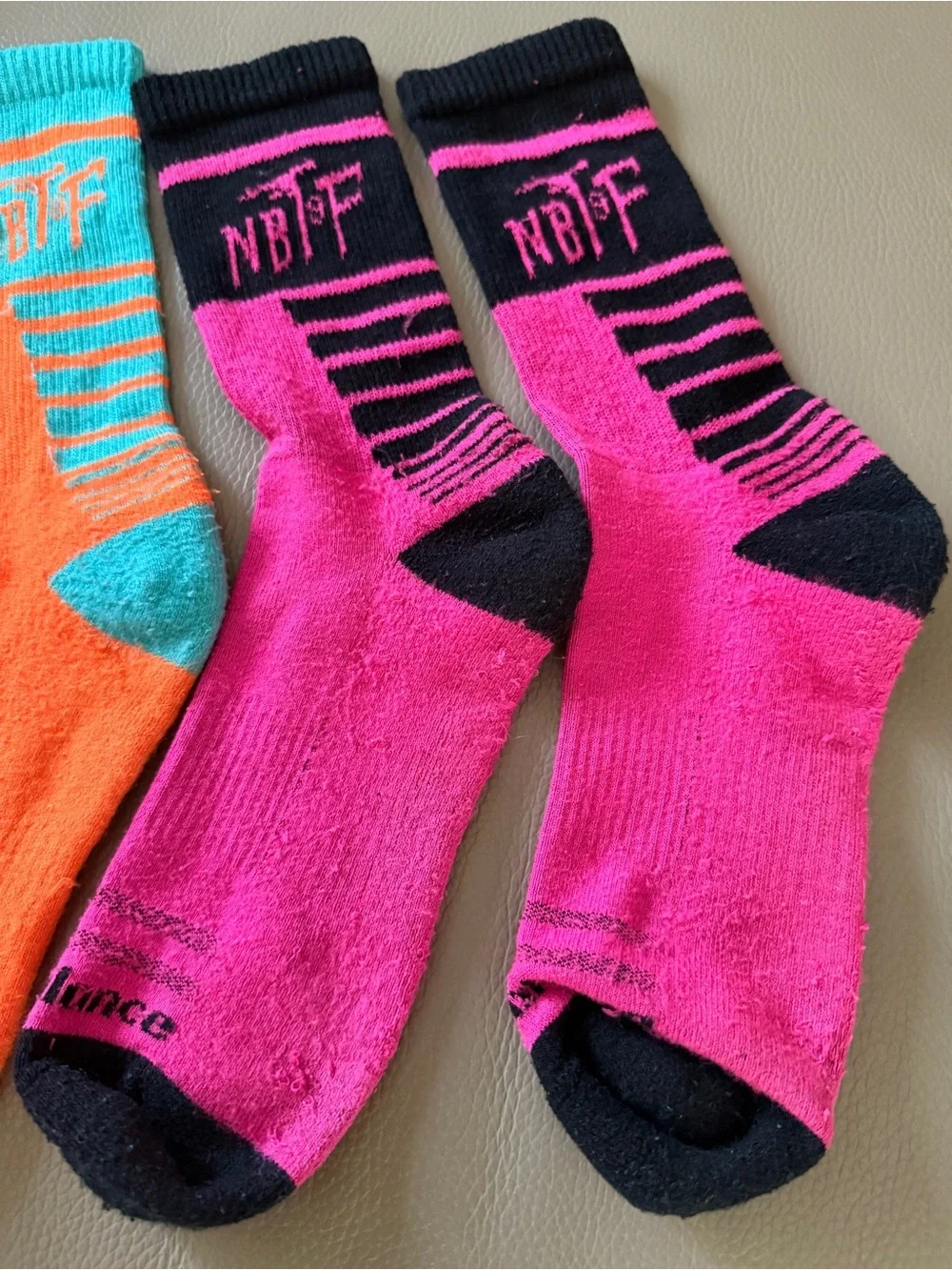 6prs NEW BALANCE/NB Track & Field Meet Crew Socks Limited Edition Women One Size